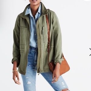 Madewell Olive Green Utility Jacket